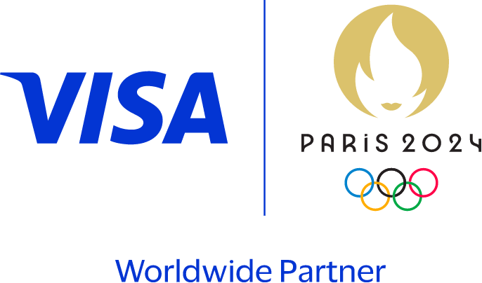 Visa and Paris 2024 Olimpics games Logo