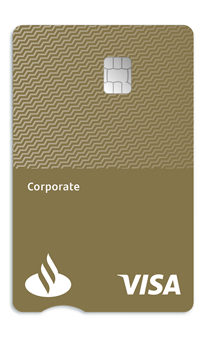 imagem do Cartão de Crédito Corporate Santander