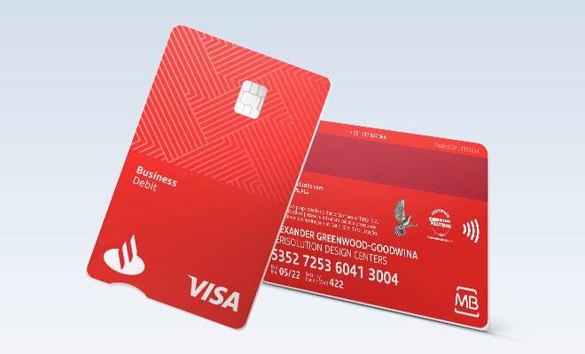 Cartão de Débito Santander  Business