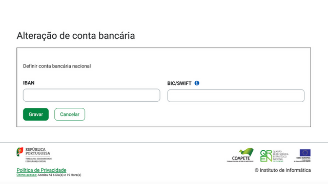Site Segurança Social