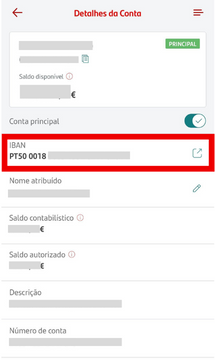 Consultar IBAN nos canais digitais Santander