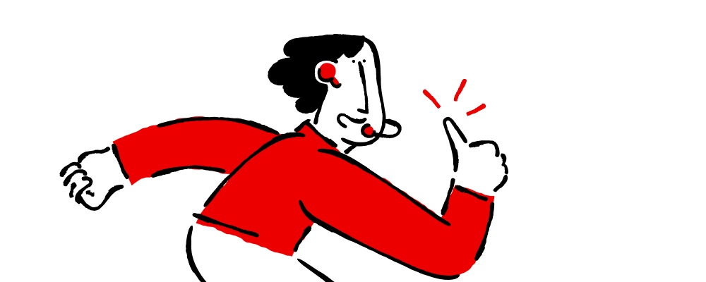 ilustração de jovem a andar num skate