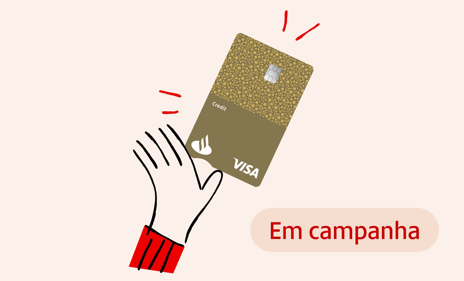 imagem relativa a Campanha de Captação de Cartões de Crédito Santander