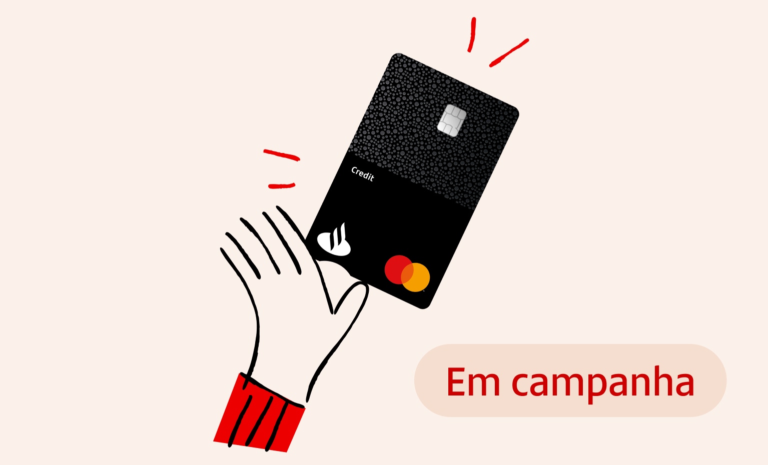 imagem relativa a Campanha de Captação de Cartões de Crédito Santander