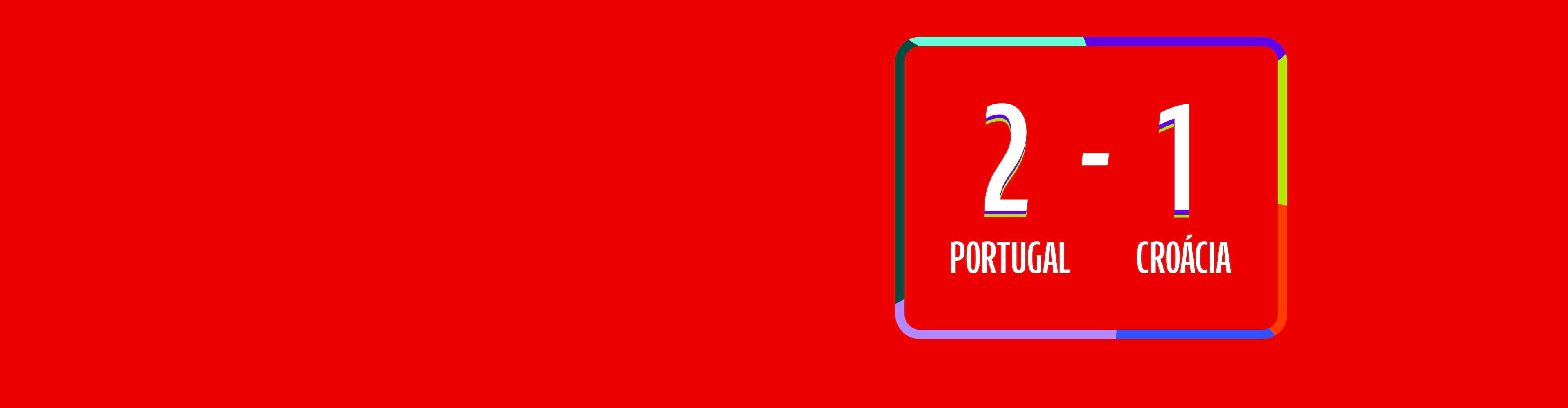 Resultado do jogo entre Portugal e Croácia