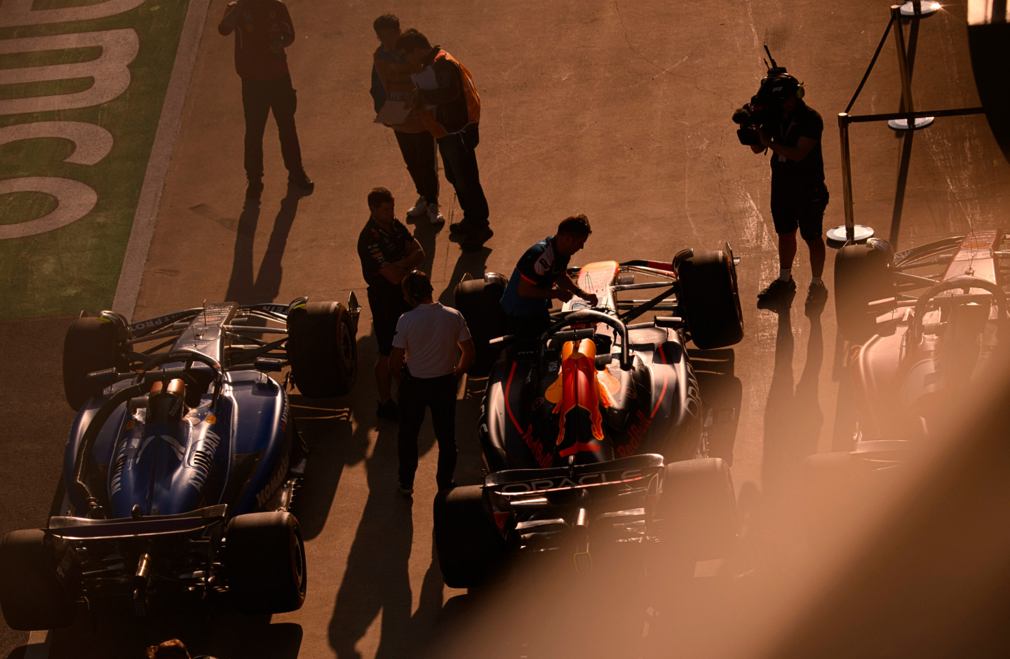 imagem de pit stop de Fórmula 1