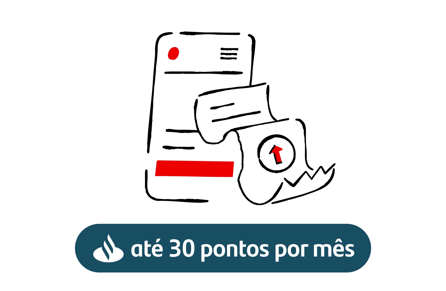 ilustração alusiva a Santander Rewards
