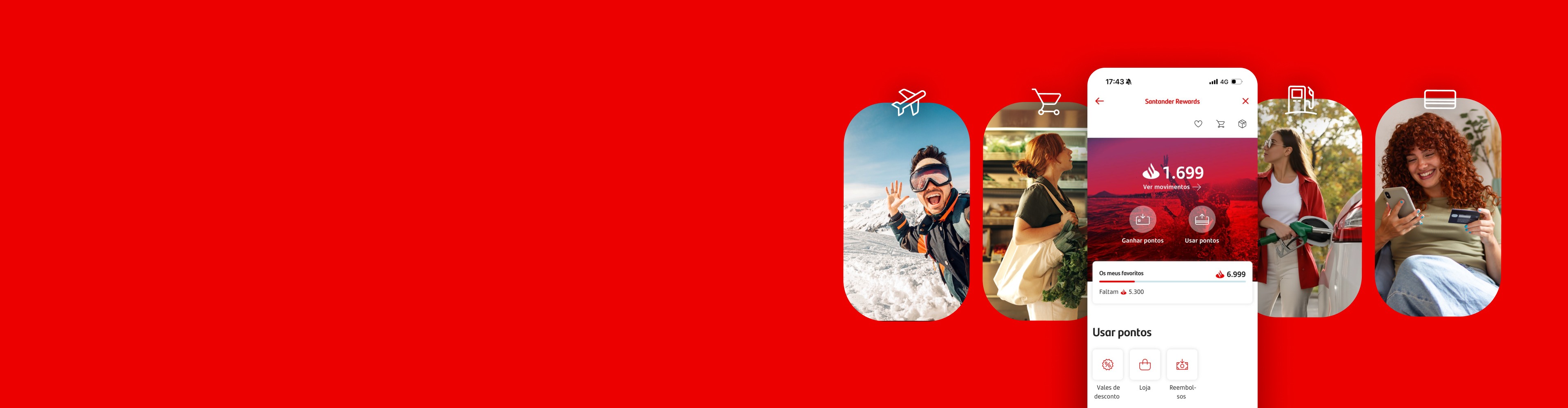 ilustração alusiva a Santander Rewards