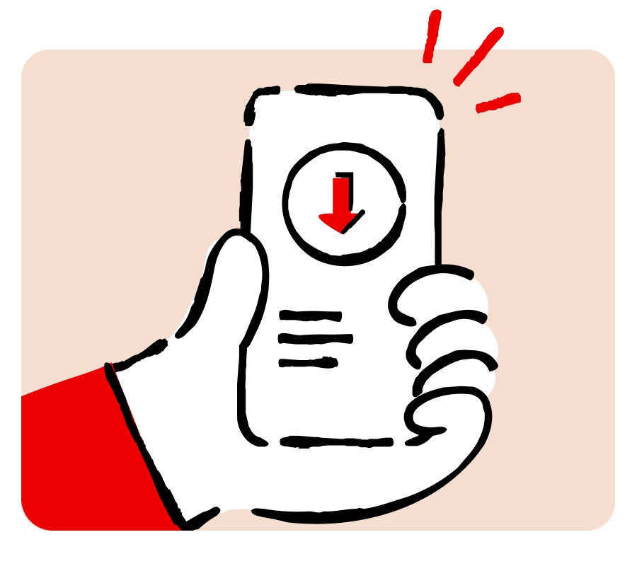 ilustração alusiva a transferências internacionais na app