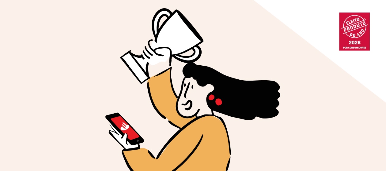 ilustração relativa a App Santander para Particulares: Produto do Ano 2026