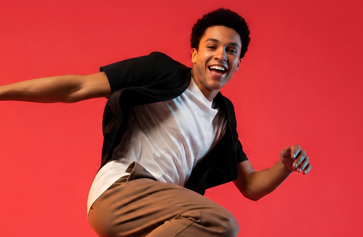 imagem de jovem em movimento