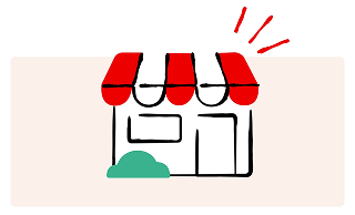ilustração alusiva a empresa e cartão de crédito negócios