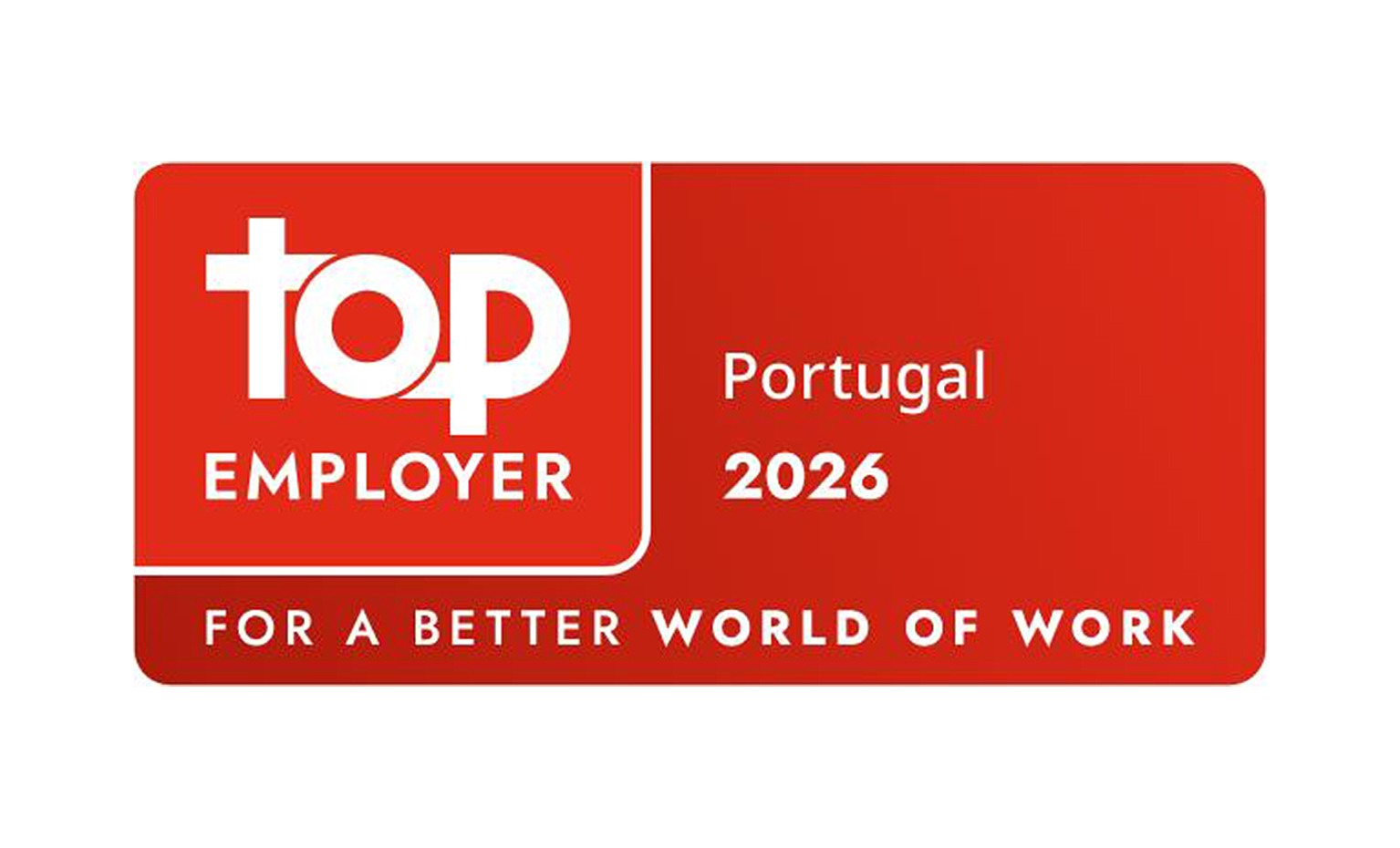 Top Employer 2026 em Portugal pelo Top Employers Institute