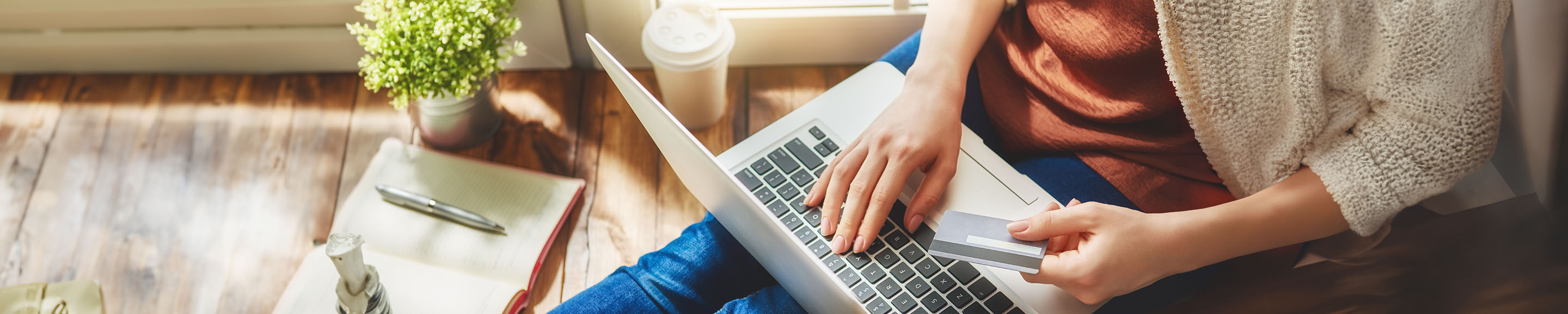 Comprar online com o cartão