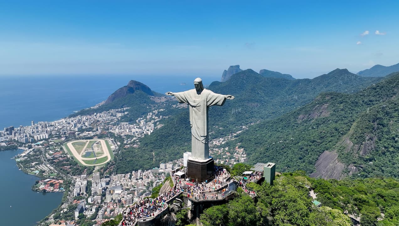 Imagem do cristo redentor no Brasil