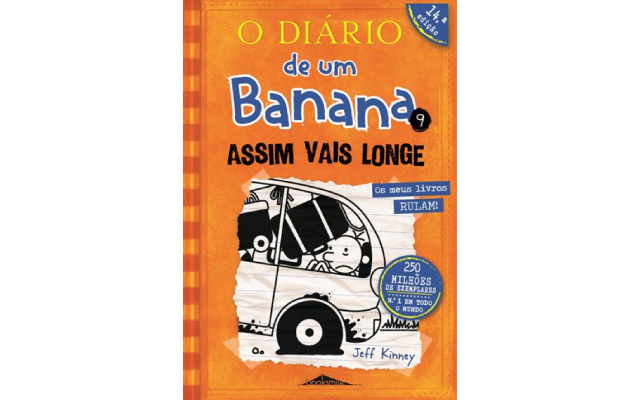 capa do livro diário de um banana