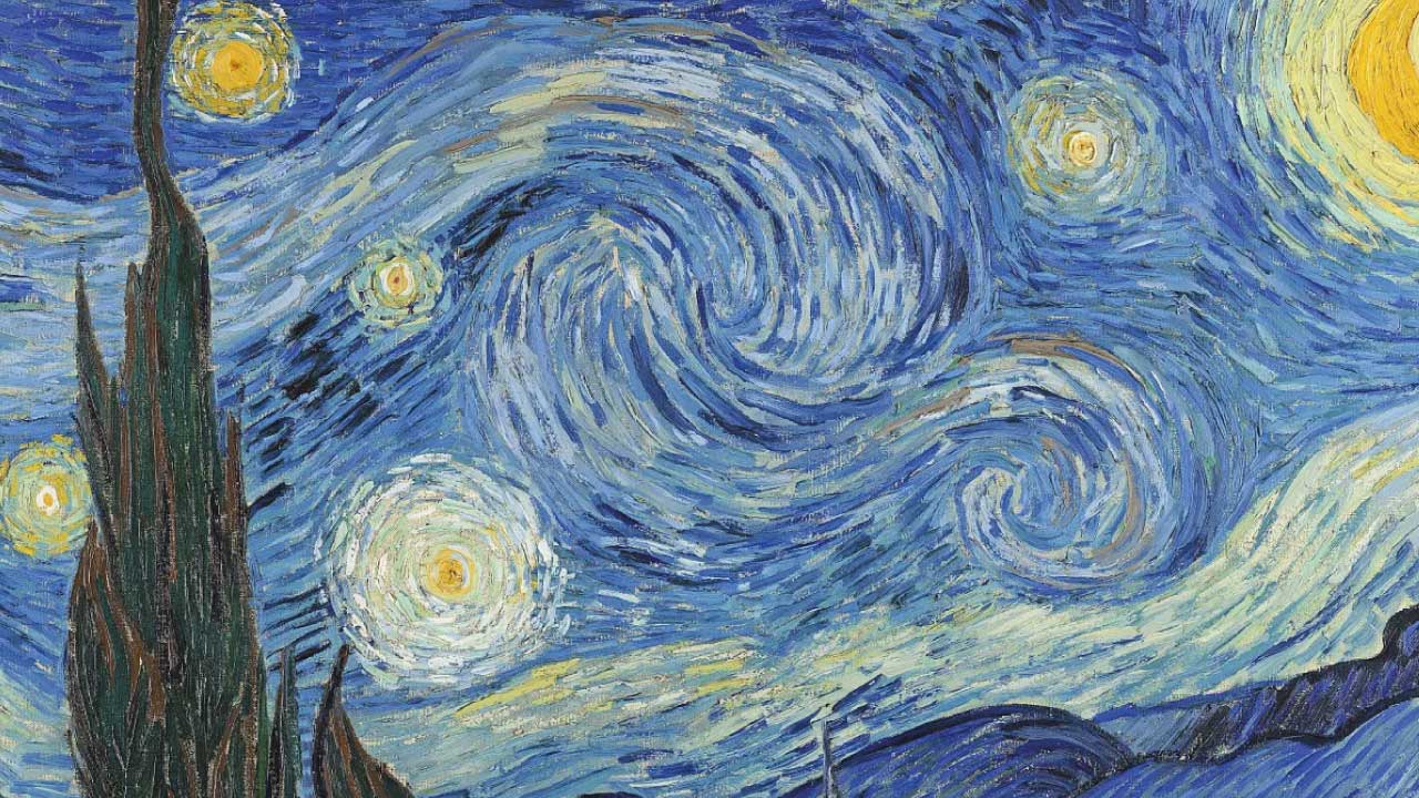 quadro noite estrelada de van gogh