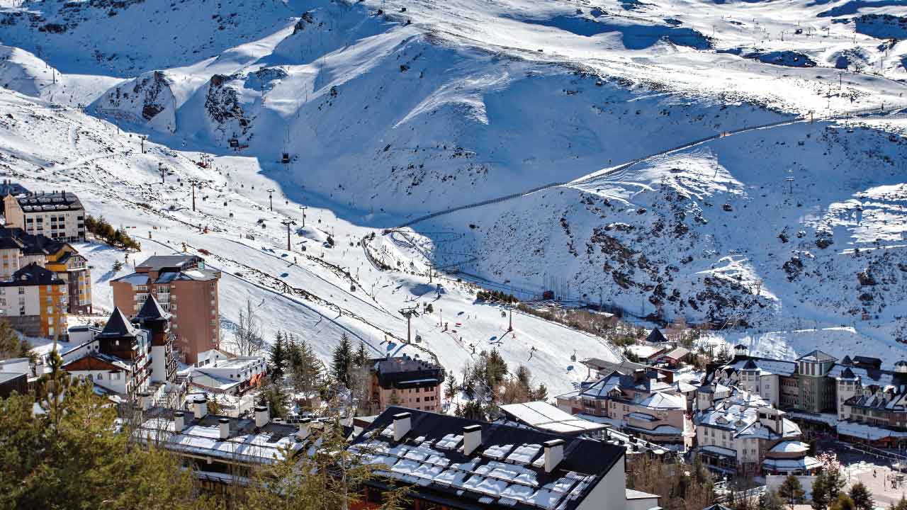 Estância de ski sierra nevada