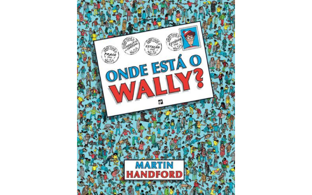 capa de livro onde está o wally
