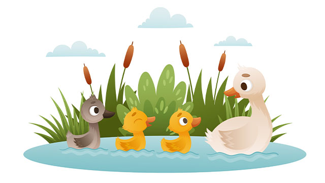 imagem ilustrativa do livro "O patinho feio"