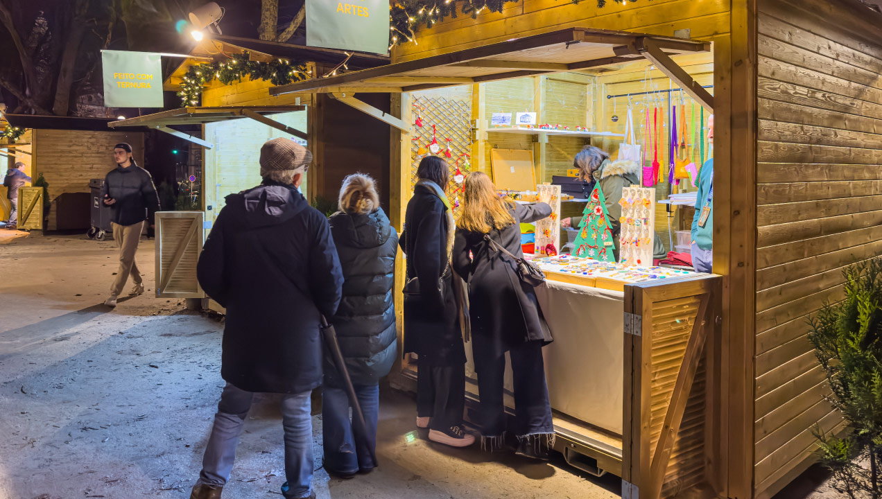 Mercado de Natal do Jardim da Cordoaria