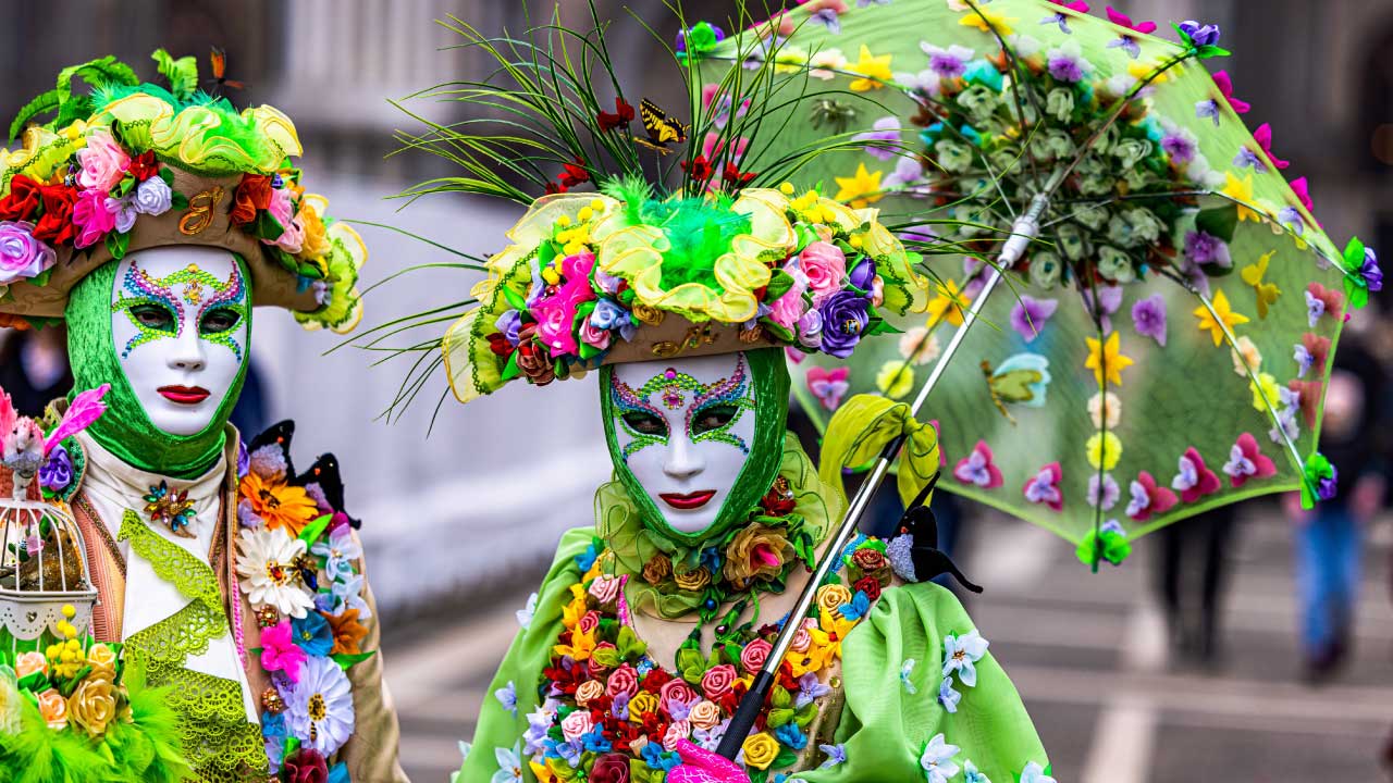 imagem do carnaval de Veneza