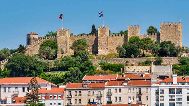 Castelo de São Jorge em Lisboa