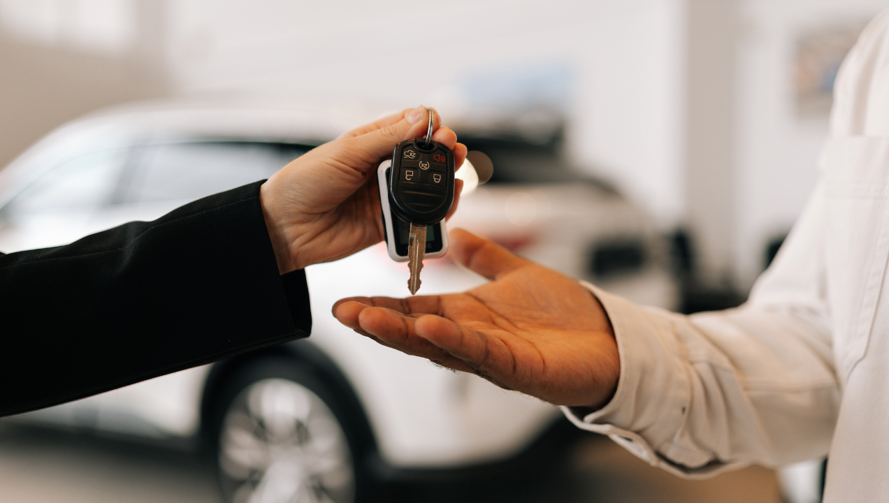 entrega e recebimento de chaves de automóvel