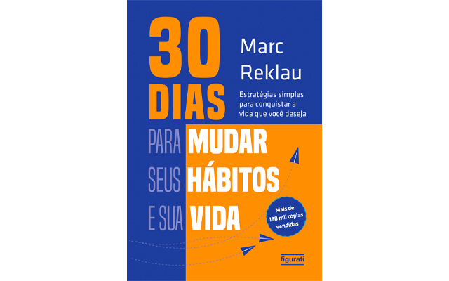 Capa livro 30 dias para mudar os seus hábitos e a sua vida