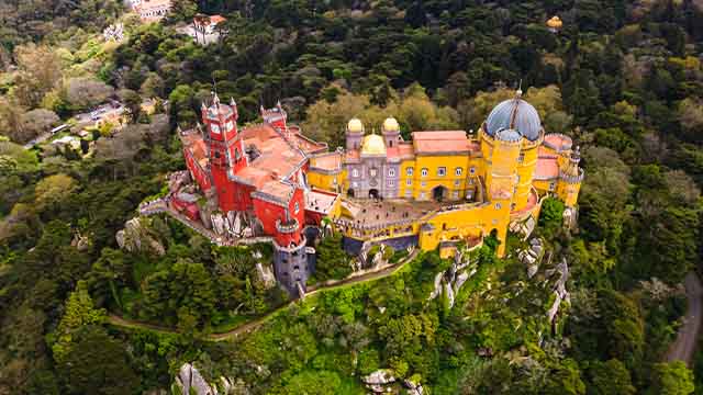 lua de mel em sintra palácio da pena