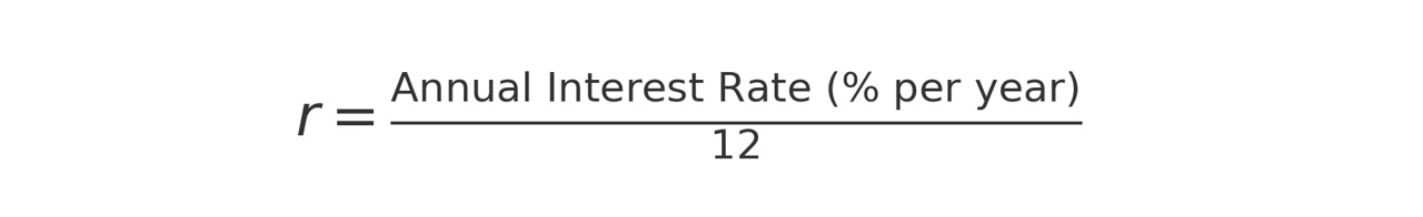 Calculate mortage in Portugal  - Formula 1