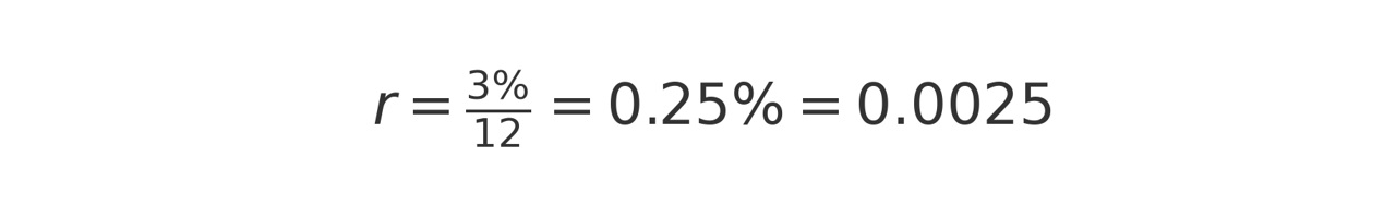 Calculate mortage in Portugal  - Formula 3