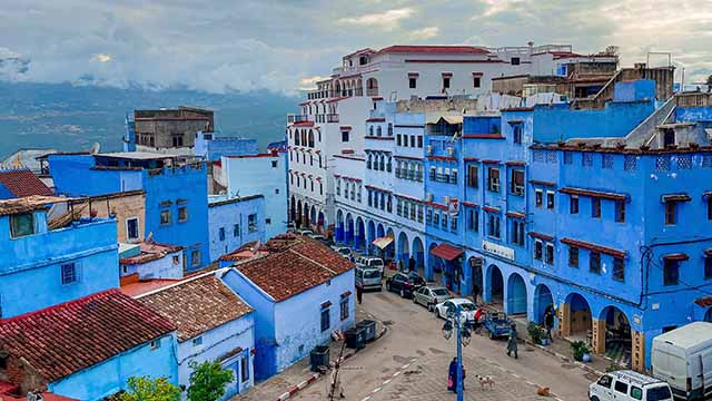 fotografia de cidade em Marrocos