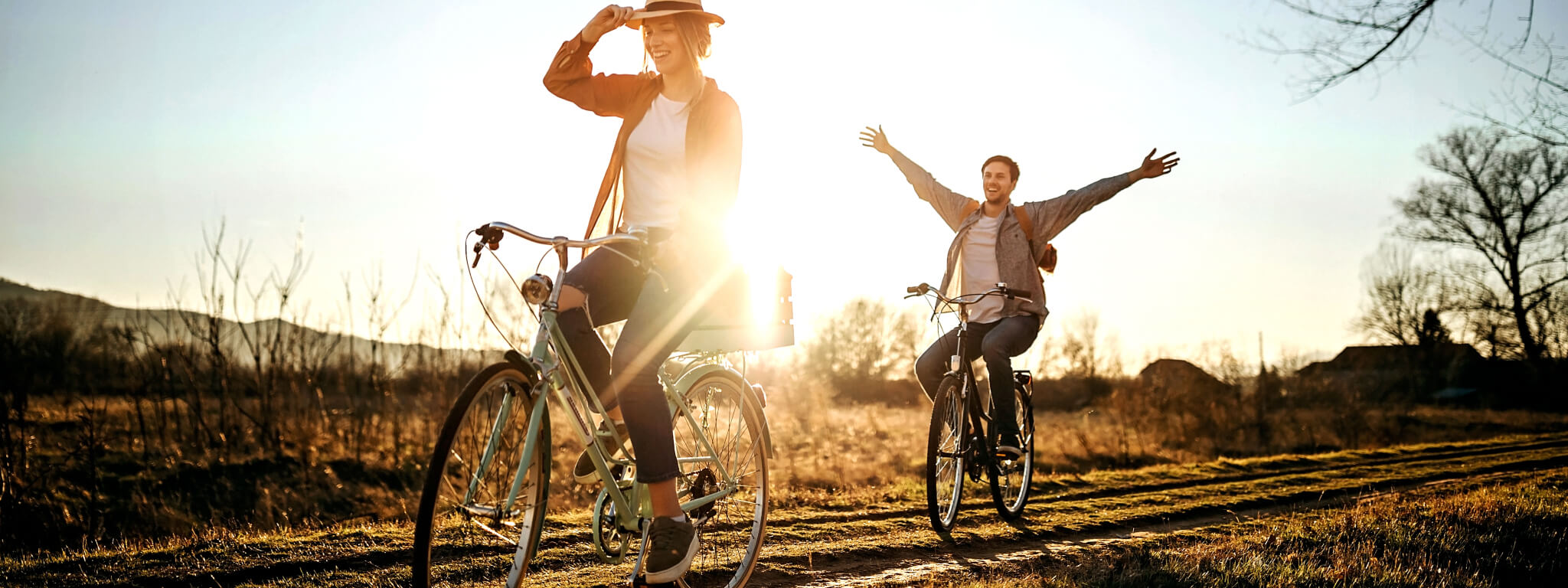 Benefícios de andar de bicicleta