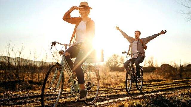 Benefícios de andar de bicicleta