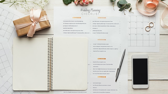 organizar um casamento