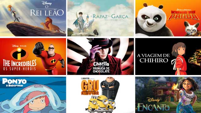 Imagens de cartazes de filmes para crianças