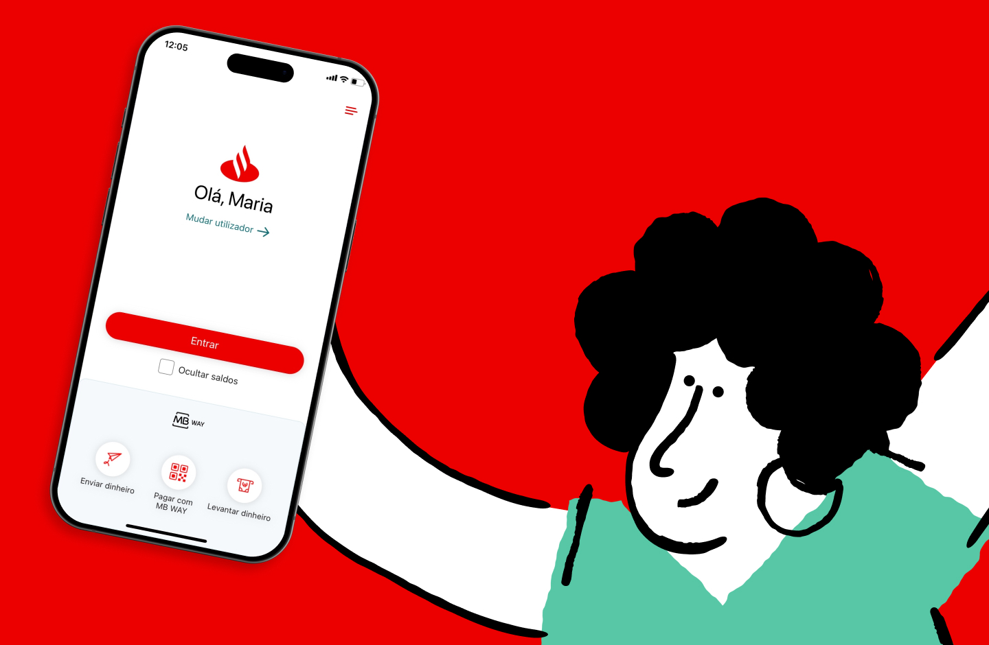 Campanha canais digitais Santander