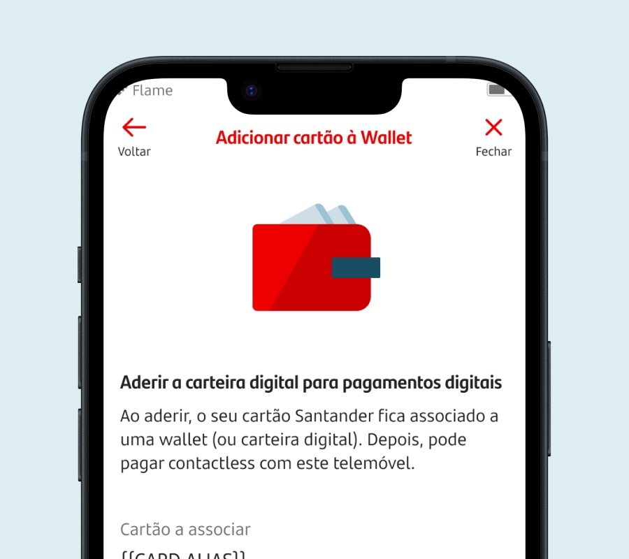 imagem alusiva à App Santander Particulares