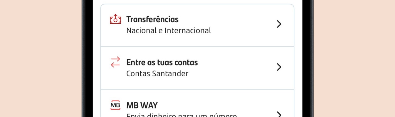 imagem alusiva à App Santander Particulares
