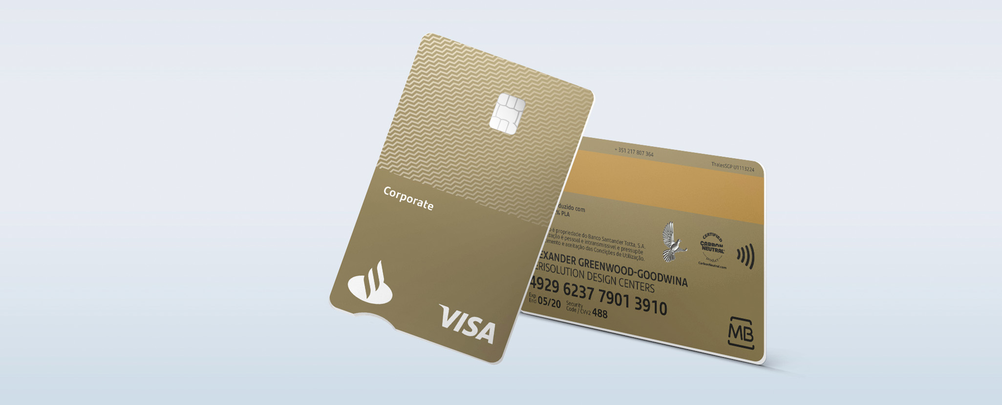 Cartão de Crédito Corporate Santander Business