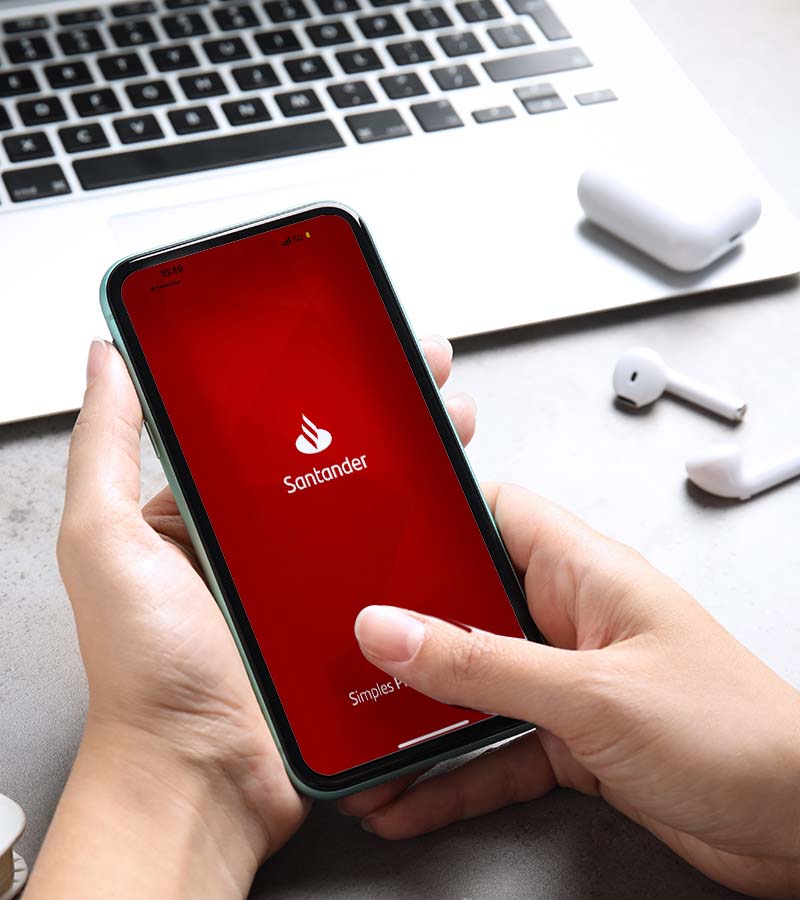 Abrir conta online no Santander
