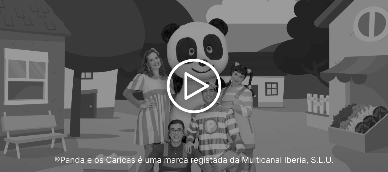 Parceria Santander Panda e os Caricas