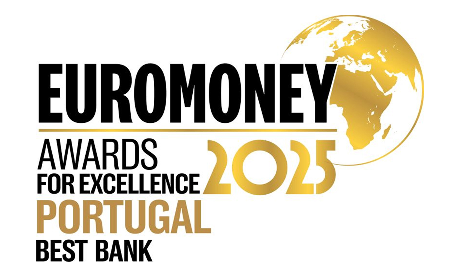 logo do Prémio Euromoney 2025 Best Bank para Santander